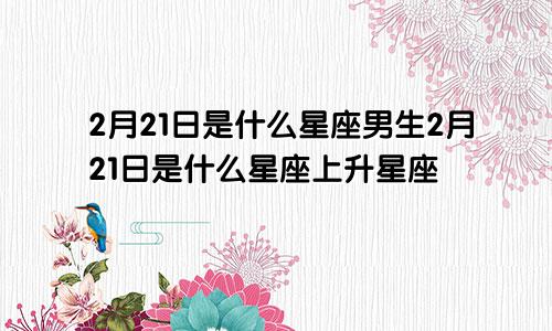 2月21日是什么星座男生2月21日是什么星座上升星座