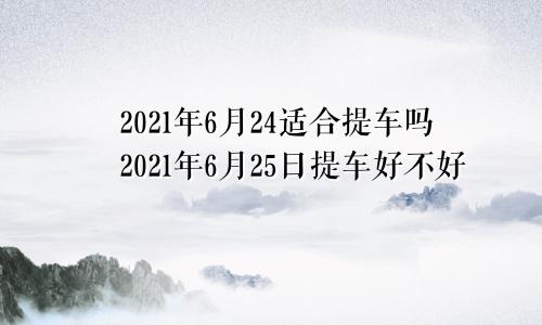 2021年6月24适合提车吗2021年6月25日提车好不好