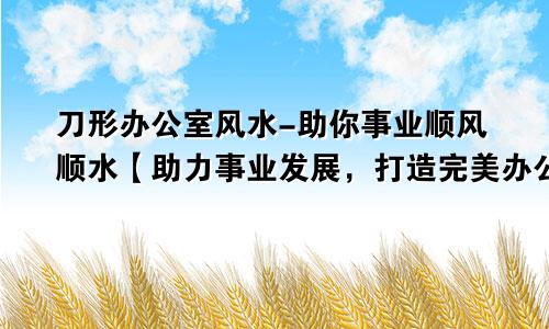 刀形办公室风水-助你事业顺风顺水【助力事业发展，打造完美办公室】