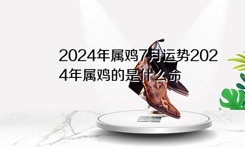 2024年属鸡7月运势2024年属鸡的是什么命