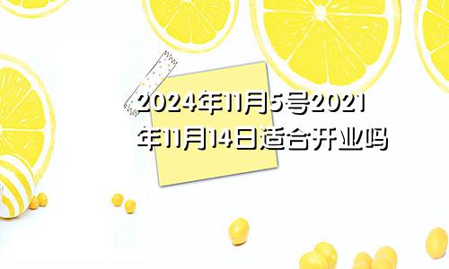 2024年11月5号2021年11月14日适合开业吗